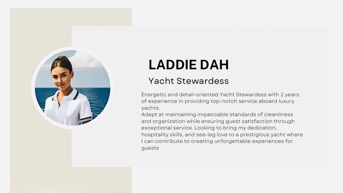 Face Less Creative Cv Our Faceless Crew - Empowering Yacht Crew to Level Up
