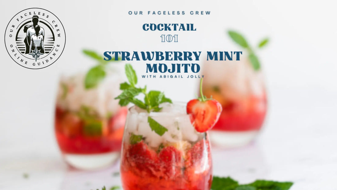 Strawberry Mint Mojito Cocktail