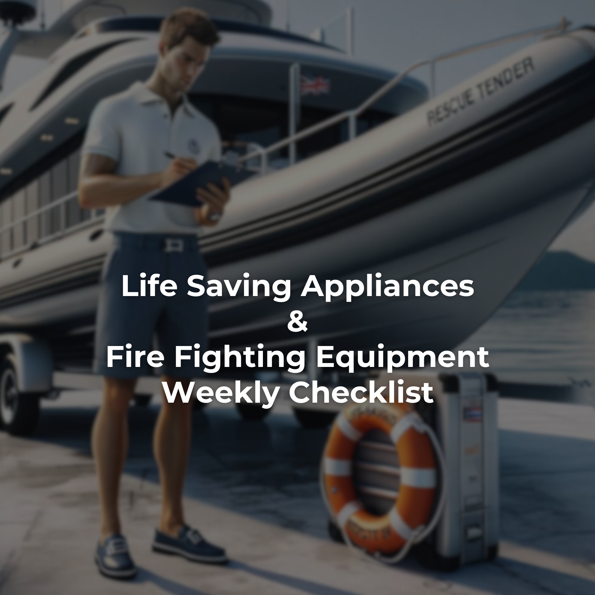 Life Saving Appliances and Fire Fighting Equipment -  Weekly Checklist